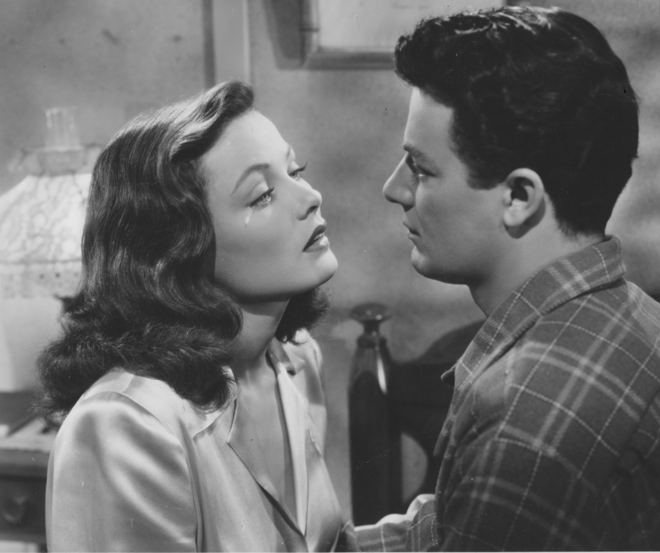 Gene tierney, icone intemporelle du cinéma.