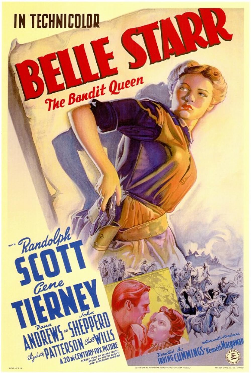 filmographie complète, rôles majeurs de Gene Tierney dans des films.